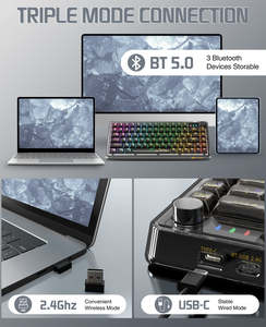 Tastiera da Gaming Wireless ATTACK SHARK <span class=keywords><strong>K75</strong></span>, Tastiera da Gaming ATTACKSHARK <span class=keywords><strong>K75</strong></span> PRO per Computer e Laptop - Product Image 6