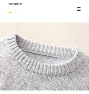 Nouveauté Automne Pull en Tricot pour <span class=keywords><strong>Bébé</strong></span> Casual en Coton 100% à Manches Longues Col Rond Jacquard avec Motif Animal pour <span class=keywords><strong>Bébé</strong></span> - Product Image 6