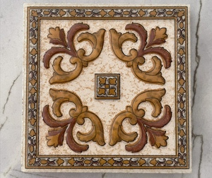 <span class=keywords><strong>Azulejos</strong></span> Marroquíes <span class=keywords><strong>Pequeños</strong></span> con Diseño Floral de 100x100 mm, <span class=keywords><strong>Azulejos</strong></span> Antiguos para Cocina, Balcón, Baño, <span class=keywords><strong>Azulejos</strong></span> Decorativos Verdes Retro para Baño - Product Image 3