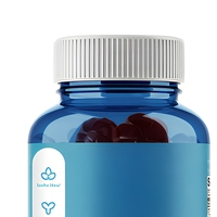 Gummies d'Ashwagandha Véganes Saveur Baies Mixtes Complément Alimentaire 60 Gummies par Bouteille Soulagement du Stress Soutien au Sommeil Marque Propre OEM