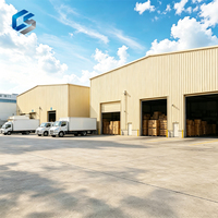 Edificio de Estructura de Acero Galvanizado Prefabricado Personalizado para Fábrica, Almacén, Taller, Edificio Industrial Comercial