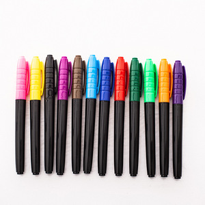 ปากกามาร์คเกอร์กันน้ำ 12 สี หัวเล็ก หมึกถาวร ไม่ลบเลือน - Product Image 1