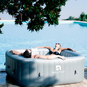 <span class=keywords><strong>Spa</strong></span> <span class=keywords><strong>gonflable</strong></span> portable de haute qualité <span class=keywords><strong>pour</strong></span> l'extérieur, bain à remous chauffant, piscine familiale avec <span class=keywords><strong>tapis</strong></span> en PVC - Product Image 2
