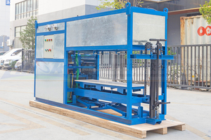 Machine durable de fabricant de bloc de glace de capacité quotidienne de 1 tonne pour le besoin de petite usine de glace - Product Image 3