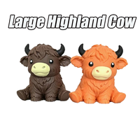 Offre Spéciale – Jouet Squishy Géant Vache des Highlands Jambo – Jouets Souples à Presser Anti-Stress pour le Plaisir et Cadeaux de Noël