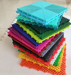 Phong cách hiện đại PP lưới nối sàn nhựa hiệu quả xe bảo vệ thảm decking bề mặt đồng bằng cho rửa xe mat - Product Image 5