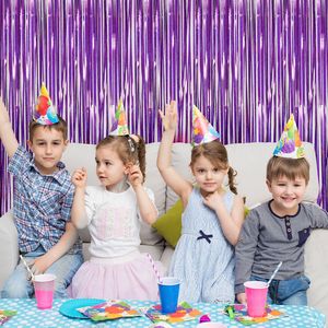 Rèm nền trang trí bằng giấy nhôm nhiều màu sắc cho sinh nhật, lễ đính hôn, tiệc chào đón em bé, tiệc lễ hội - Product Image 4