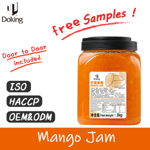 Doking thương hiệu 3kg xoài mứt cho trà bong bóng và món tráng miệng và cửa hàng nướng trái cây nghiền trái cây dán xoài mứt - Product Image 3