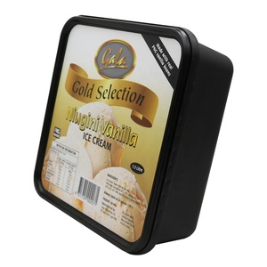 Vuông 1.5L nhựa dùng một lần biểu tượng tùy chỉnh món tráng miệng IML hộp thực phẩm Hộp sô cô la Ice Cream <span class=keywords><strong>container</strong></span> - Product Image 4