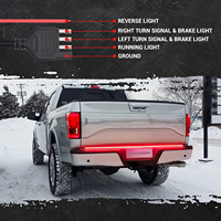 48 pouces 60 pouces faisceau solide LED hayon feux de freinage barre rouge clignotant séquentiel ambre clignotant feu arrière pour SUV pick-up nouveau