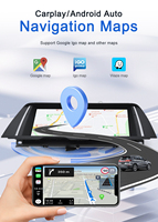 STWEI Convient aux BMW Série 5 F10 F11 CIC NBT 11-17 Lecteur multimédia de voiture Écran d'affichage CarPlay sans fil