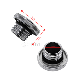 Bon <span class=keywords><strong>prix</strong></span>, couvercle de réservoir de carburant rond en aluminium simple pour <span class=keywords><strong>moto</strong></span> Harley Sportster XL 883 1200 48 Dyna Series - Product Image 6