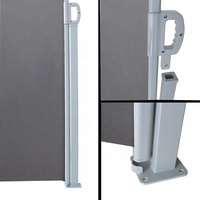 Auvent latéral rétractable en aluminium, pour balcon extérieur, à vendre, livraison gratuite