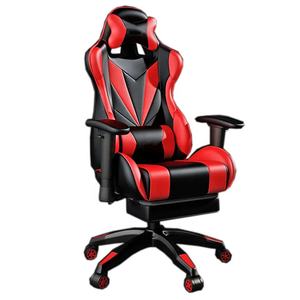 Günstige beste Qualität moderne Massage PC Büro Sillas Gamer Gaming Stuhl PU Red Elite Racing Gaming Stuhl mit Fuß stütze und Massage - Product Image 3
