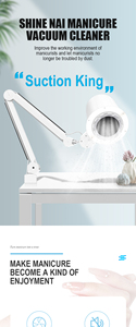 Aspirateur de poussière pour ongles 80W durable, anti-poussière, faible bruit, puissant, grand format, pour salon de manucure, équipement professionnel, vente en gros - Product Image 6