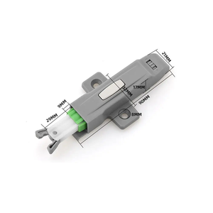 Amortisseur de porte invisible en acier inoxydable pour armoire, dispositif de rebond magnétique réglable pour meuble de garde-robe - Product Image 6