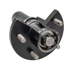 Nouveau kit de moyeu d'essieu de remorque 3500 lb à 5 boulons de 4,5 po avec broche d'essieu pour remorque - Product Image 2