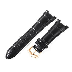 Bracelet de montre en silicone à clous en acier, compatible avec <span class=keywords><strong>Philippe</strong></span> Aquanaut 5164/5167, bracelet en caoutchouc noir pour homme, 21 mm - Product Image 1