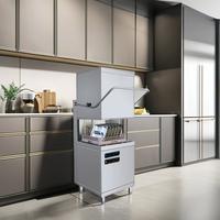 Sélection KitchenTop moderne efficace et économe en énergie lave-vaisselle automatique utilisation commerciale portable lave-vaisselle à hotte verticale