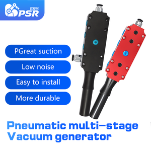 VTMハイフロー8-in-1統合多段真空発生器強力深真空静かエネルギー効率の良い継手 - Product Image 2