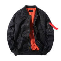 Nouvelle veste décontractée pour homme grande taille printemps-automne, col montant, style pilote MA, coupe ample, type baseball
