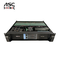 Amplificateur de puissance pour subwoofer métallique ASCSONIC AT14000 2 canaux 1000W Classe-TD 4 Ohms, réponse en fréquence 20Hz-20KHz, contrôle par bouton
