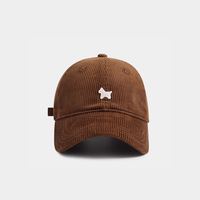 Casquette de baseball réglable de haute qualité, personnalisable, avec broderie de logo animal, vente en gros de casquettes de baseball