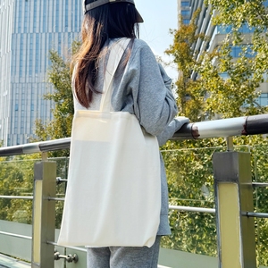 Biểu Tượng Tùy Chỉnh Đồng Bằng Kích Thước Lớn In Sinh Thái Thân Thiện Tái Chế Tái Sử Dụng Thăng Hoa Bãi Biển Mua Sắm <span class=keywords><strong>Tote</strong></span> Túi Bông Vải Túi Bãi Biển - Product Image 3