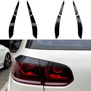 For VW Golf MK6 GTI R Body Kit Auto Head <b>Light</b> Lamp Eyelids Eyebrow Headlight Decoration Car Styling Trim Car <b>Accessories</b> - Product Image 2