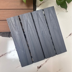 Baldosas de Madera Plástica WPC Modernas, Encajables, Tipo Click, Cuadradas, para Exteriores, Balcones, Jardines, Pisos Exteriores - Product Image 3