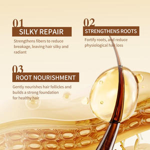 Huile Essentielle Capillaire à la Kératine Icesea 50ml Anti-Frisottis Fortifiante Réparatrice Cheveux Abîmés Vente en Gros OEM - Product Image 4