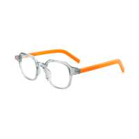 Gafas de lectura de acetato con montura completa cuadrada y gruesa, estilo vintage, color gris, para hombre y mujer