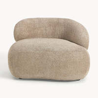 Canapé individuel moderne et minimaliste, rembourré, en mousse haute résilience, fauteuil de loisirs écologique pour hôtel, villa, salon