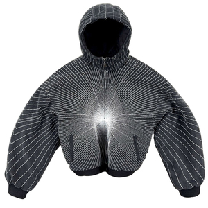 Felpa con Cappuccio Oversize <span class=keywords><strong>Spiderman</strong></span> per Uomo, in Cotone 100% French Terry Pesante, con Zip e Design Boxy - Product Image 2