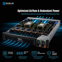 Konfigurasi Khusus Server Dell PowerEdge R760xs 2U Dual Intel Xeon CTO Server Penyimpanan Memori Fleksibel