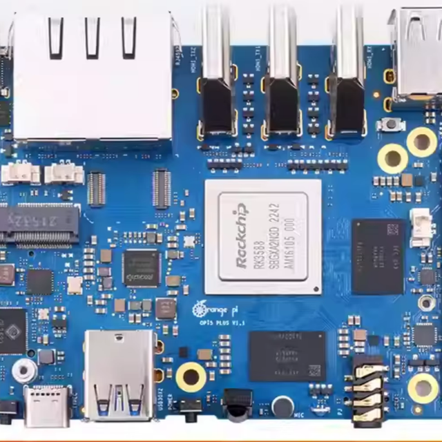 Orange Pi5 Plus RK3588 Chip with Eight Cores Supports 8K Video Decoding