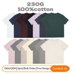 T-shirts de sport unisexes surdimensionnés personnalisés en gros OEM, à motif uni, vierges, style streetwear à épaules tombantes, pour fabricants - Product Image 5