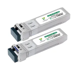 10G SFP + BIDI 1270nm-TX/1330nm-RX 40km simpleks LC modul untuk solusi koneksi serat