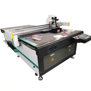 Realtop cnc Digital flatbed die cutting machine automatic for box carton cardboard packing sample cutting machine