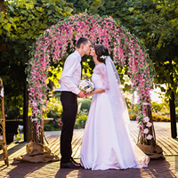 Nouvelle fleur artificielle en soie de glycine suspendue pour mariage 2022, vigne artificielle pour la décoration de fête, de maison et de jardin