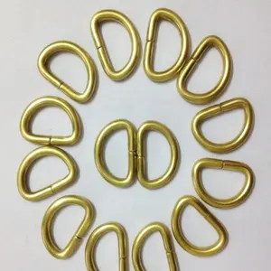 16mm brass D ring open type