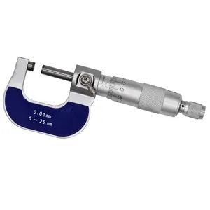 DITRON Vernier Micrometers 0-25mm Vernier कैलिपर मोटाई गेज मापने उपकरण पुस्तिका यांत्रिक बाहर Micrometers