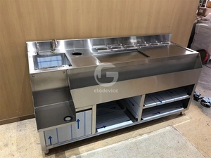 Mesa de Bar de Acero Inoxidable con Capacidad Personalizable, Calefacción y Alimentación Eléctrica CA 120V/220V - Product Image 5