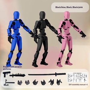 Figura Articulada de Bloques de Construcción de Plástico, Muñeco de la Suerte, <span class=keywords><strong>Robot</strong></span> Móvil Multiarticulado, Juguete Antiestrés para Bebés, Venta al por Mayor - Product Image 6