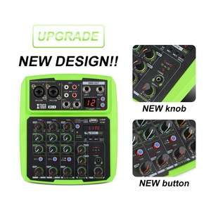 China supplier professional audio mixer 4 channel bluetooth mixing console - Product Image 4