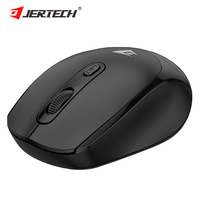 JERTECH JR7 Mouse Gaming USB, tetikus nirkabel ramping warna-warni desain baru