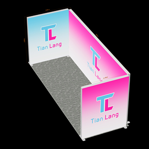 Expositor Gráfico de Tela con Marco de Aluminio de 6*3M, Montaje sin Herramientas, Envío Global, Directo de Fábrica, Servicio de Diseño Personalizado OEM - Product Image 1