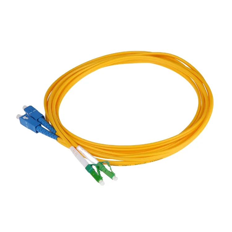 Kabel Patch Serat Optik SC UPC Ke ST Dupleks LC UPC Dx Mm Kabel Patch untuk FTTH