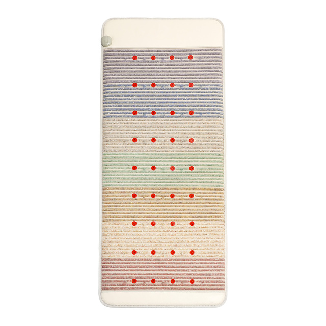 Premium Biophoton Mat 2026 Full Body Massage Muscle Pain Relief Heating Pad Natural Crystal Seven Gemstones Heating Mat
