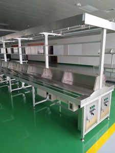 Itechsmt Hướng dẫn sử dụng có thể điều chỉnh điện tử chèn dòng, một mặt PCB chống tĩnh điện lắp ráp băng tải với khung nhôm - Product Image 4